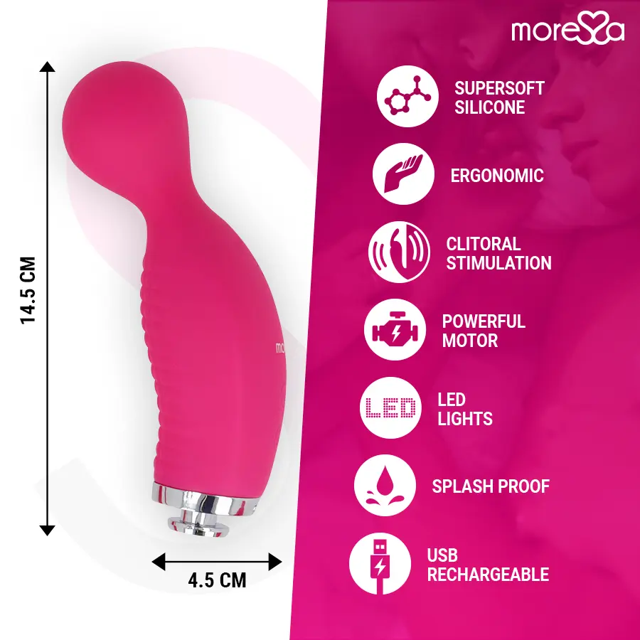MORESSA KIRK DUO rechargeable silicone massager Photo 4