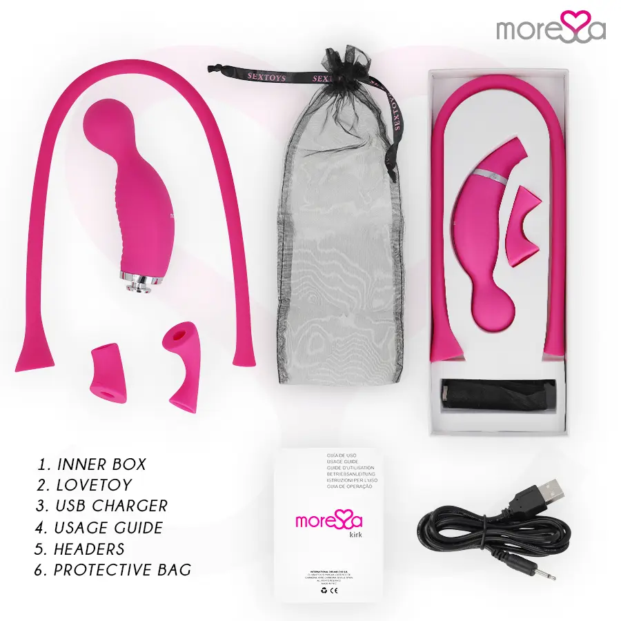 MORESSA KIRK DUO rechargeable silicone massager Photo 6