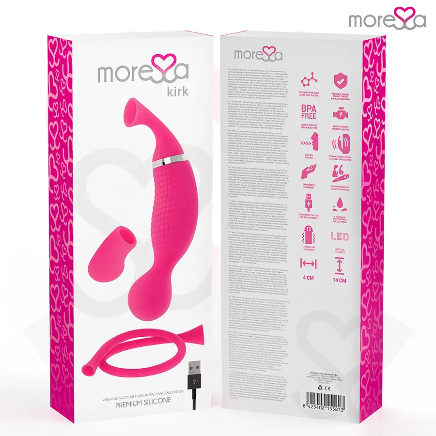 MORESSA KIRK DUO rechargeable silicone massager Photo 7