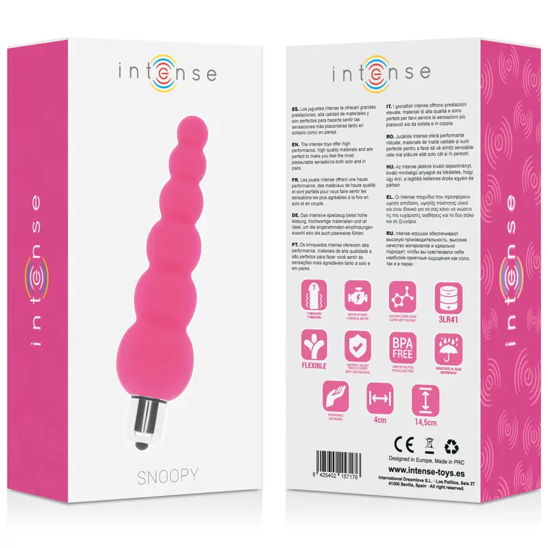 INTENSE Snoopy silikona vibrators - rozā Photo 4