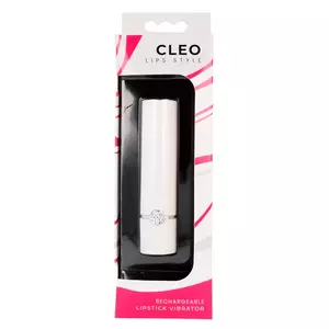 Vibrators LIPS STYLE Silikons Balts un Rozā