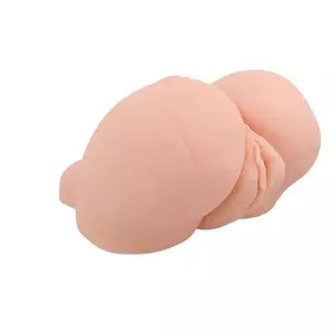 Masturbator Crazy Bull Realistic Tattoo Vagina and Anus Black