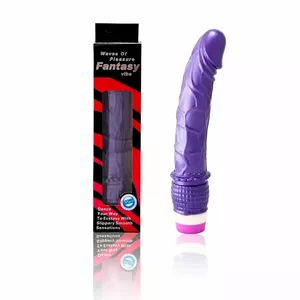 23 CM VIOLETS VIBRATORS AR BAUDAS VIĻŅIEM