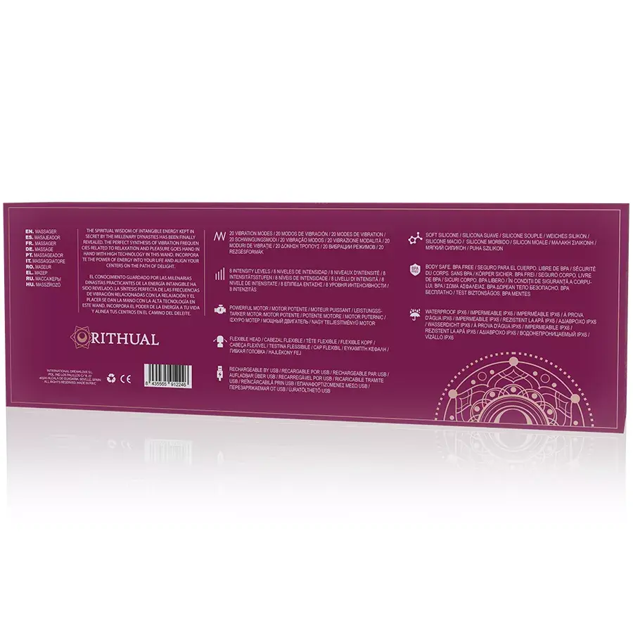 Handheld Rechargeable Wand Massager RITHUAL Akasha Wand 2.0 Photo 4