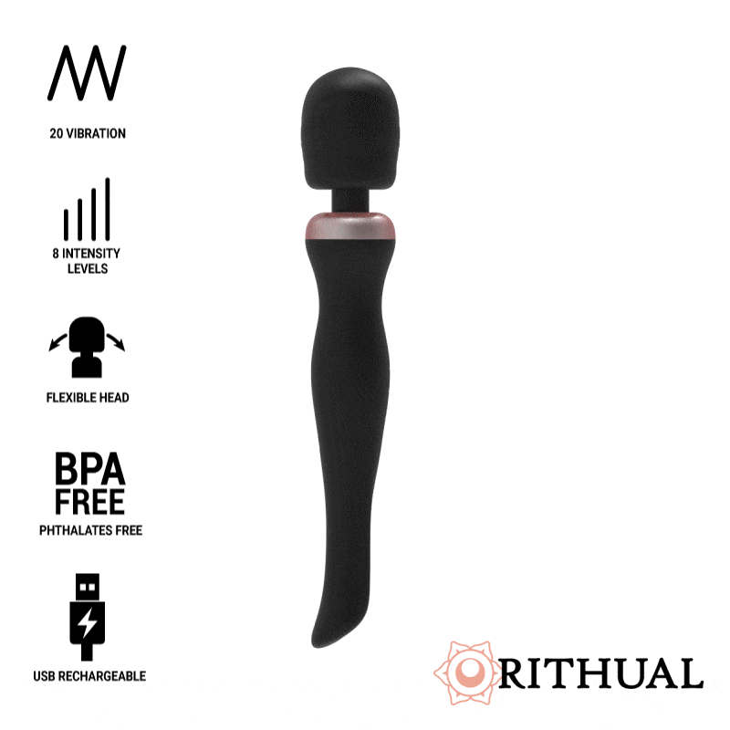 RITHUAL Akasha Wand Powerful Rechargeable 2.0 — handheld massager, 0.552 kg