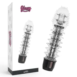 Vibrator GLOSSY Silicone Black