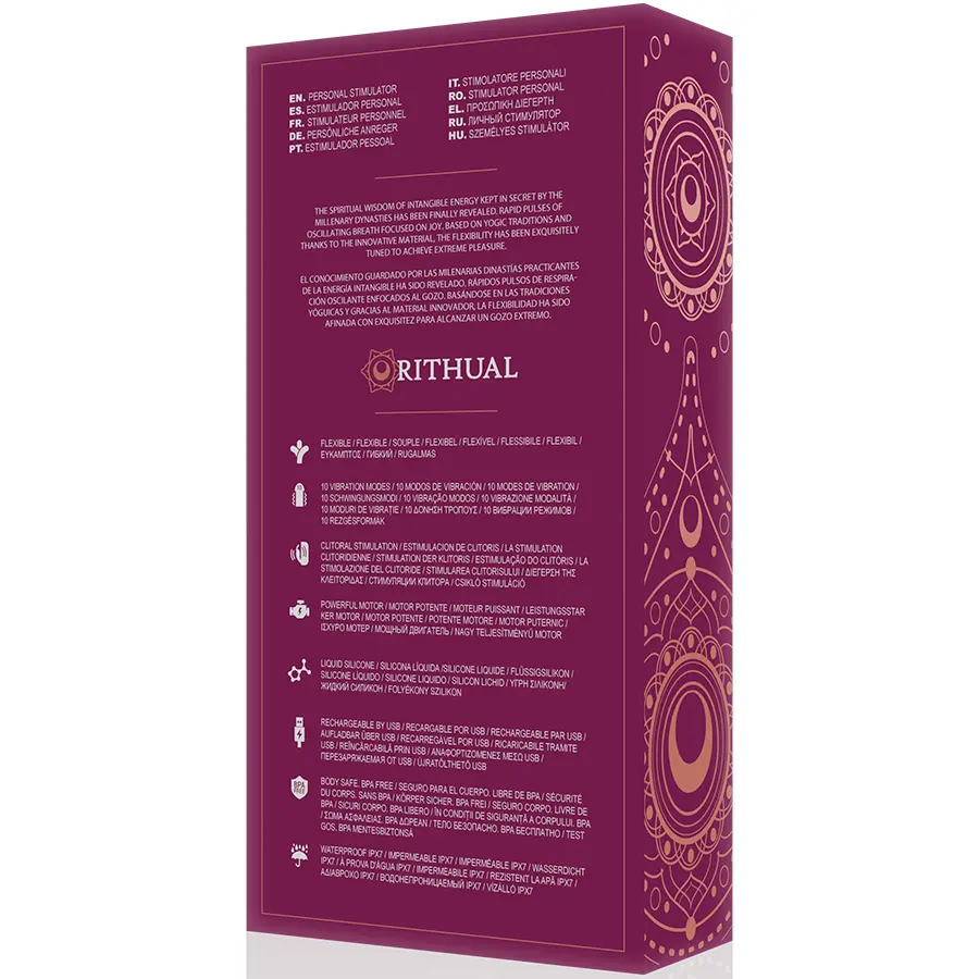 Vibrators RITHUAL ANUSARA DUAL RECHARGEABLE ENGINE 2.0 Photo 10
