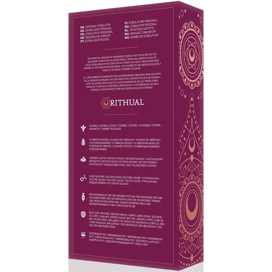 Vibrators RITHUAL ORCHID RECHARGEABLE G-POINT KRIYA STIMULATOR Photo 9