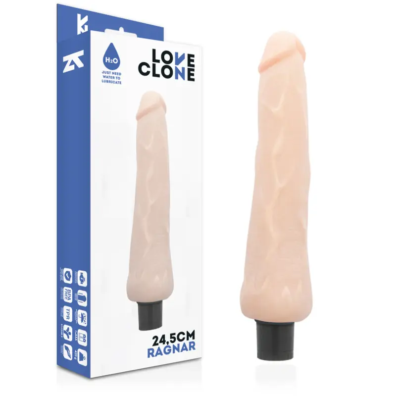Vibrators LOVECLONE Silikons Melns, D-220068, 8435565903077