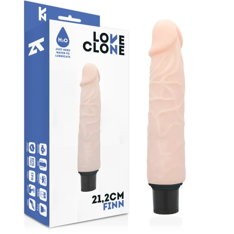 Vibrators LOVECLONE Silikons Melns, D-220069, 8435565903039