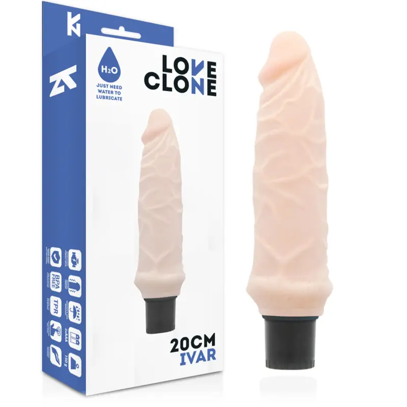 Vibrators LOVECLONE Silikons Melns, D-220111, 8435565903053