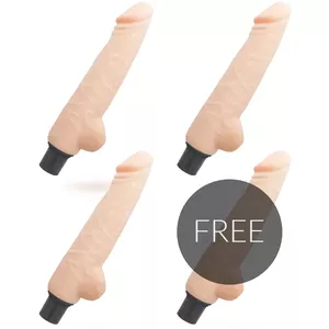 Vibrators LOVECLONE HARALD silikona ar pašeļļošanu 24 cm × 4 cm, melns
