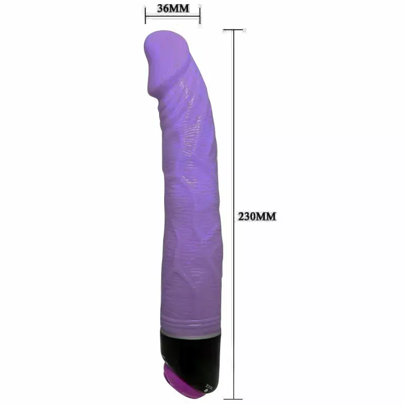 Vibrators BAILE Silicone Lilac, 23 cm Photo 3