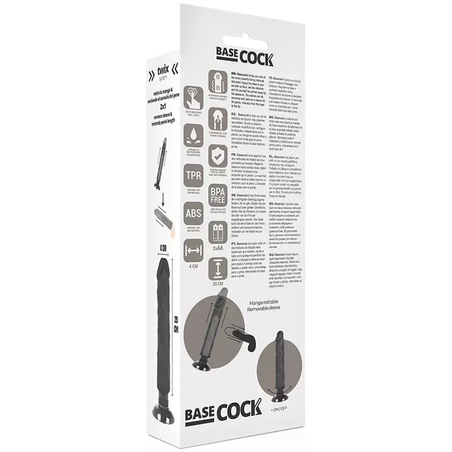 Вибратор BASECOCK Realistic Vibrator 2-1 Photo 4