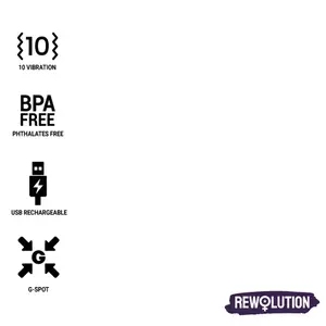 Massager REWOLUTION REWOBEADS Remote Control vibrating balls, weight 0.318 kg, WatchMe Technology