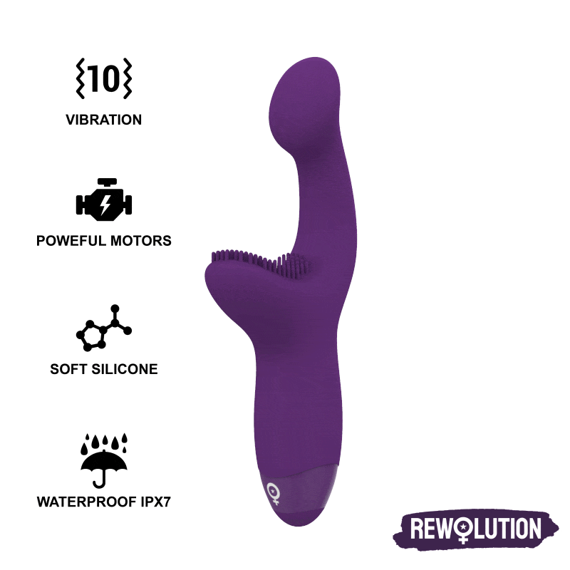 Vibrators REWOLUTION Silikons Violets