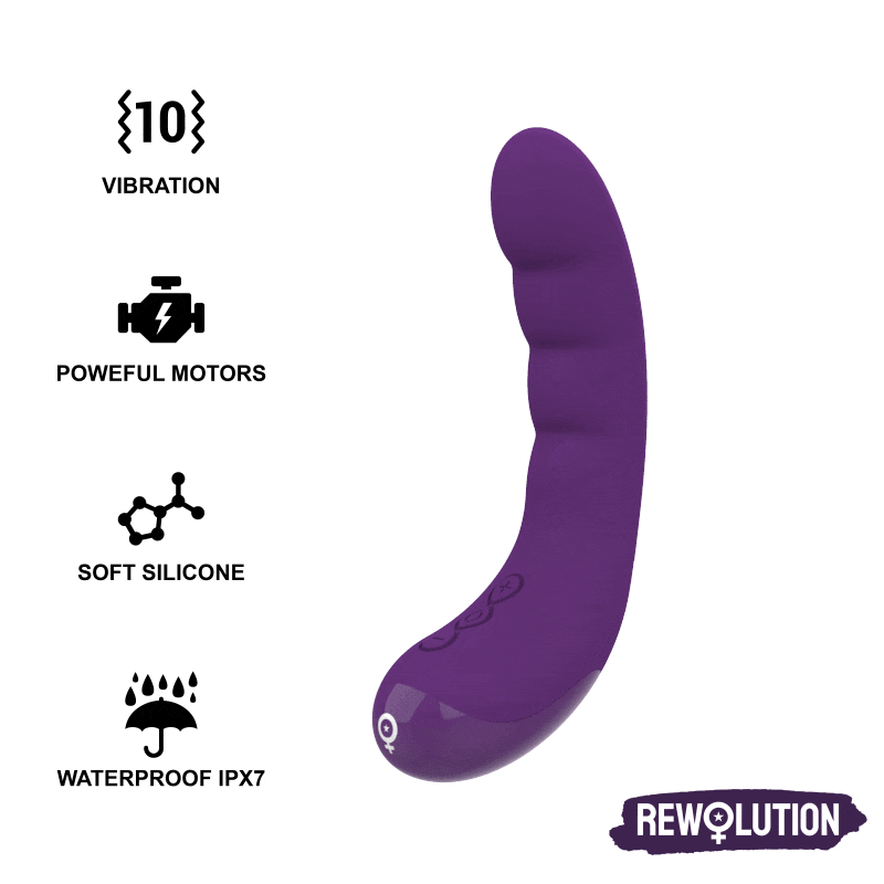Vibrator REWOLUTION Silicone Purple