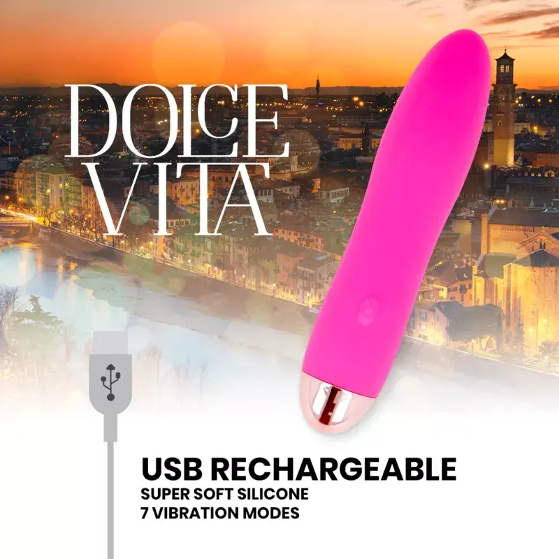 Vibrators dolce vita D-228457, silikons, uzlādējams Photo 3