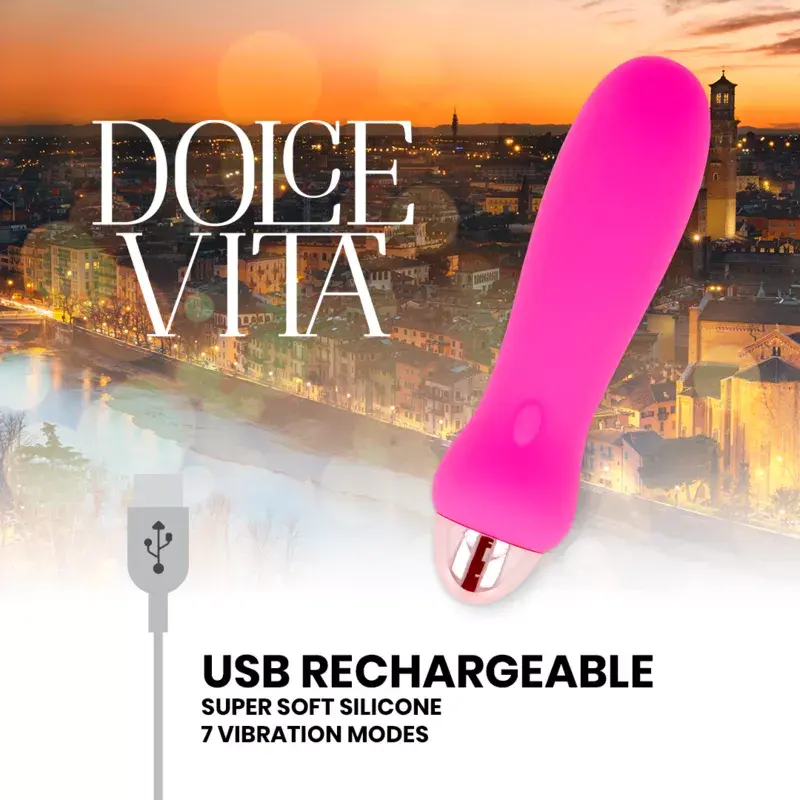 Вибратор DOLCE VITA Перезаряжаемый D-228459 Photo 4