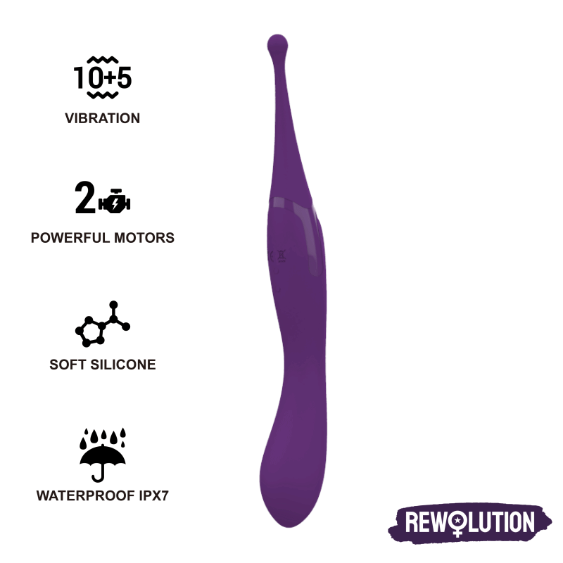 Vibrators REWOLUTION Silikons Violets