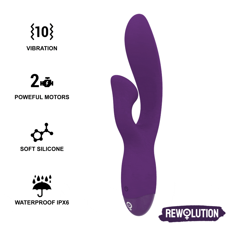 Vibrator REWOLUTION Silicone Purple