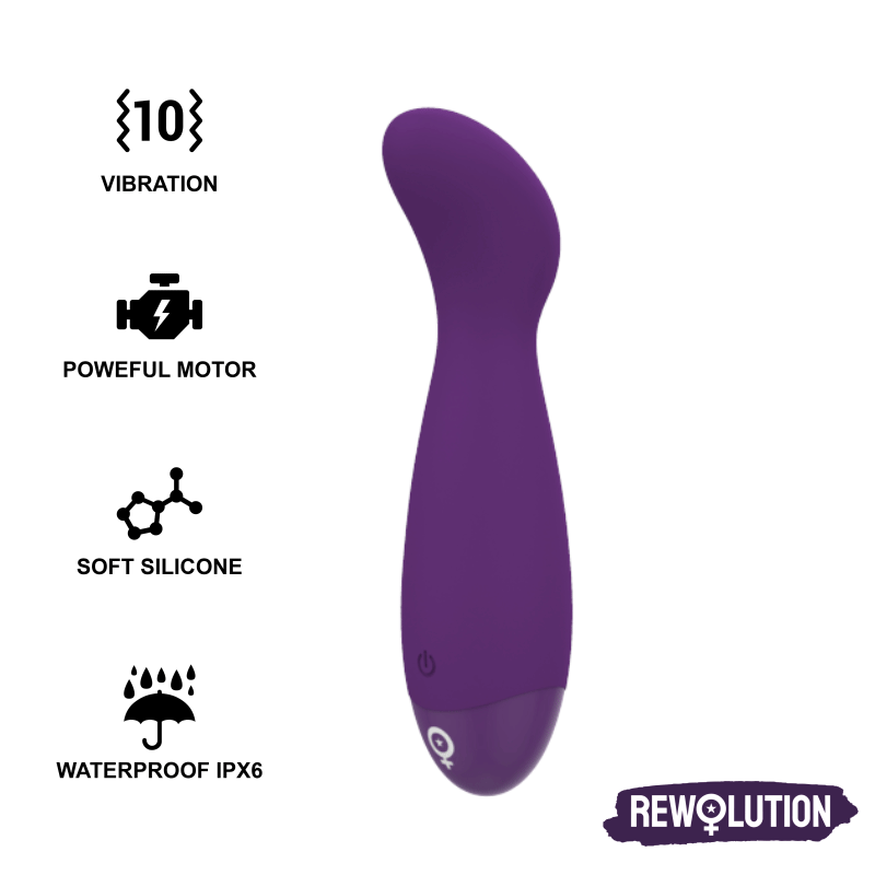 Vibrators REWOLUTION Silikons Violets, D-228563, 8435565924478