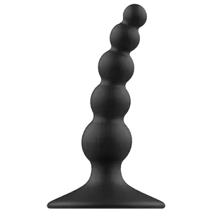 Анальная пробка ADDICTED TOYS D-227614, черный силикон, 10 см, 80 г