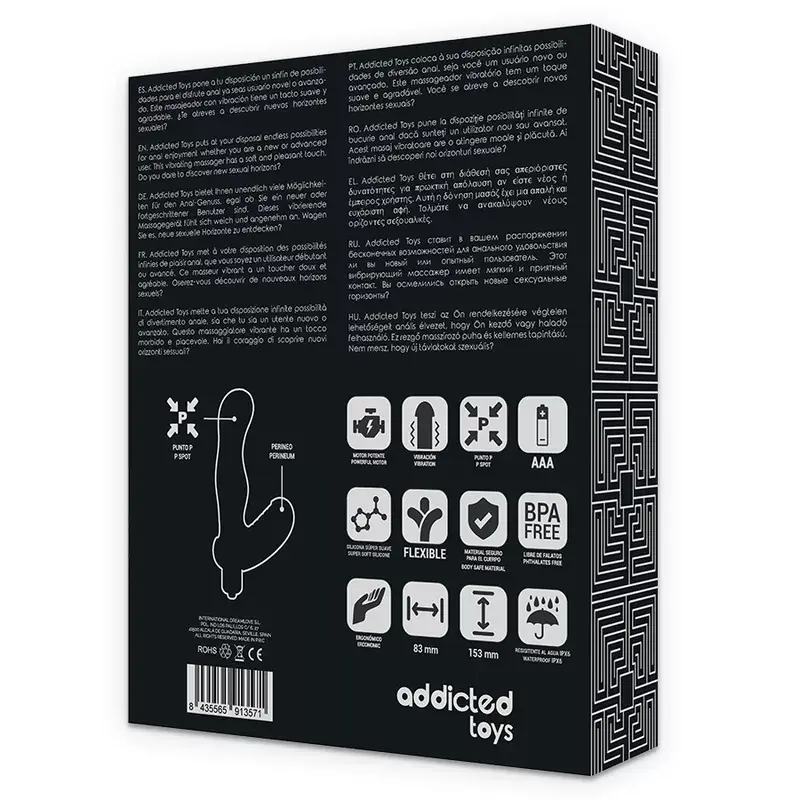 Массажер простаты ADDICTED TOYS P-SPOT VIBE Photo 6