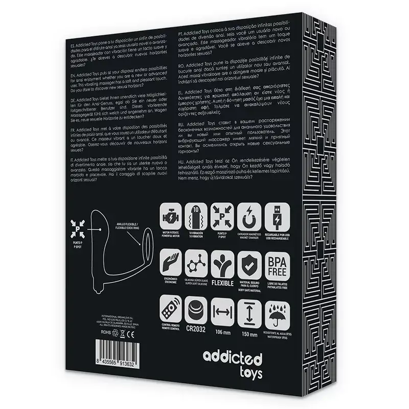 Anālais korķis ADDICTED TOYS D-227639 Photo 6