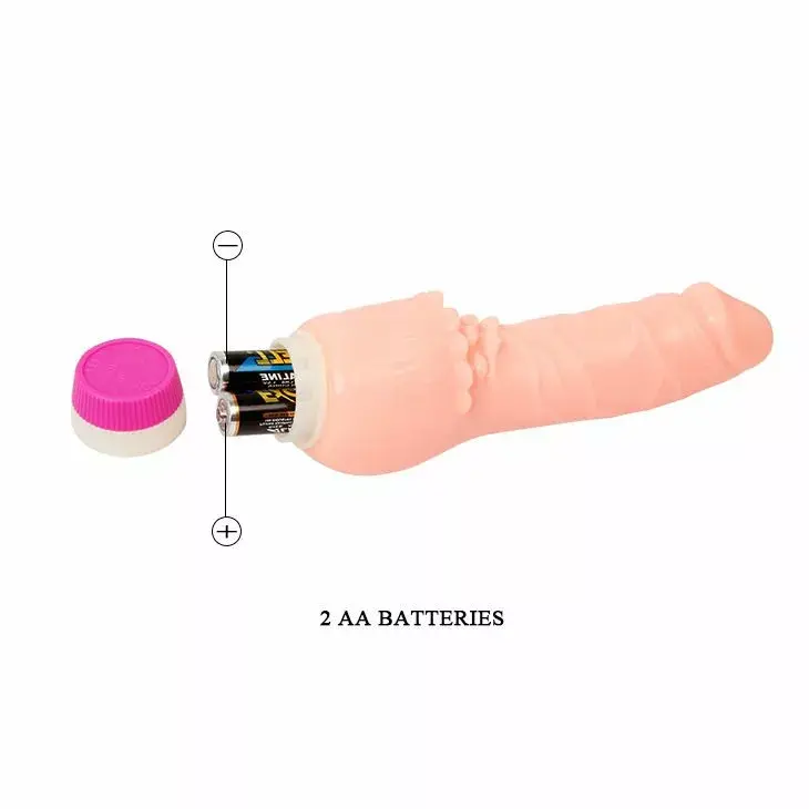 Dildo BAILE D-216445 silicone vibrator 19.5 cm Photo 2