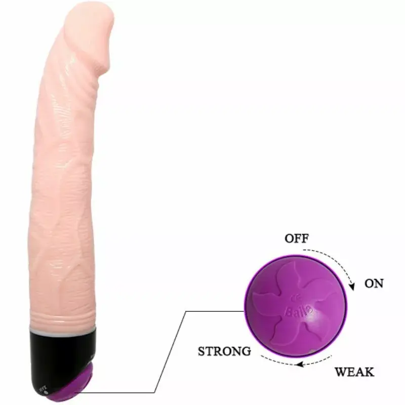 Dildo BAILE Silicone Natural 23 cm Photo 4