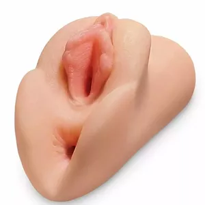 Pipedream PDX PLUS Perfect Pussy Double Stroker Masturbator with Realistic Vagina and Anus