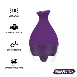 Vibrator REWOLUTION REWOLINGO with tongue D-228564, weight 0.172 kg