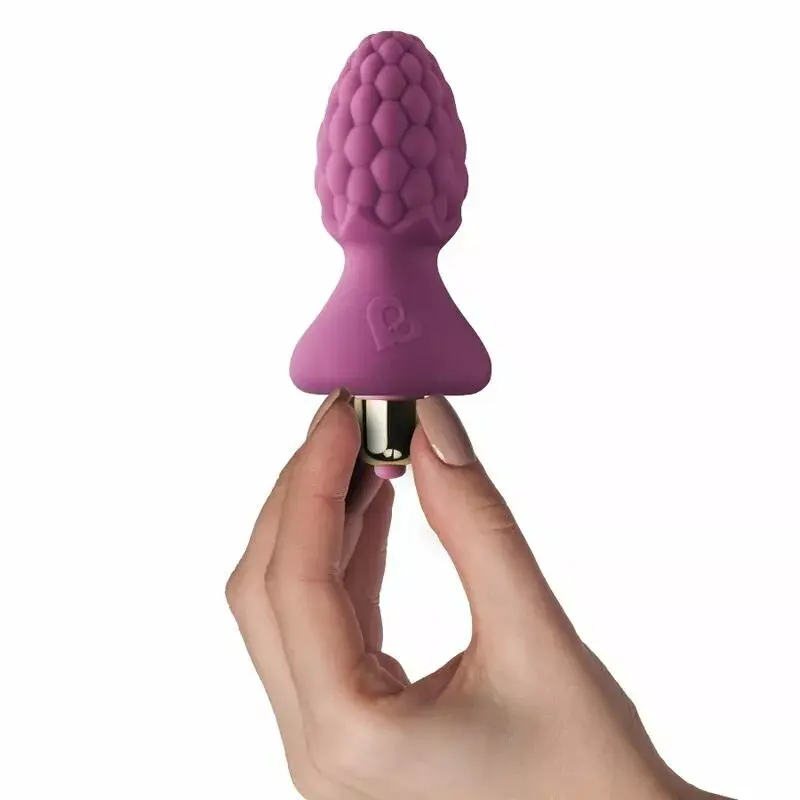 Anal Vibrator ROCKS-OFF ASSBERRIES RASPBERRY PLUG Photo 2