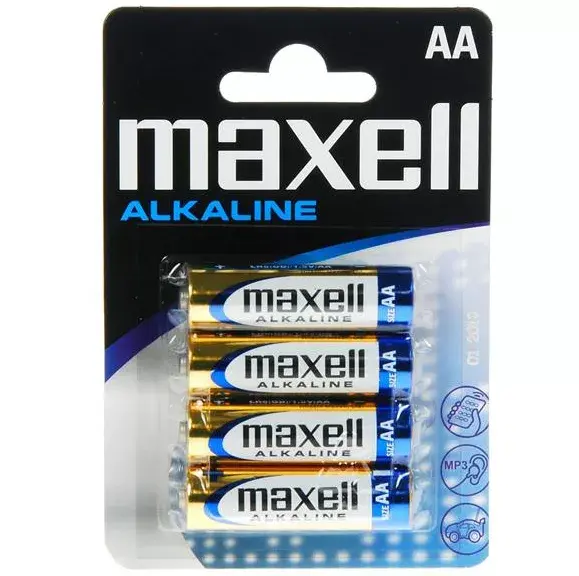 MAXELL LR6 AA alkalīnās — 4 gab. Photo 2