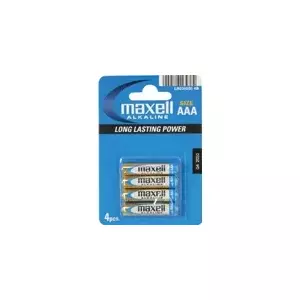 Single-use alkaline battery MAXELL LR-03 (AAA) 1.5 V, pack of 4