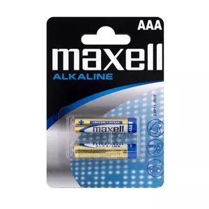 MAXELL - ALKALINE BATTERY AAA LR03 BLISTER * 2