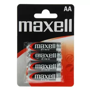 MAXELL AA Zinc‑Carbon single‑use batteries 4 pcs 1.5 V cylindrical