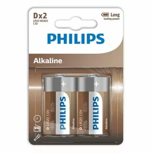 Battery Philips D (LR20) Alkaline — Pack of 2