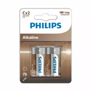 Алкалиновые батарейки C (LR14) Philips D-228436 — упаковка 2 шт.