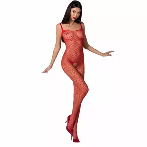 Бодистокинг PASSION D-222337, one size, красный, эластичное кружево