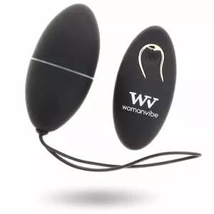 WOMANVIBE Egg Remote Control D-213890 — black silicone, compact 0.125 kg