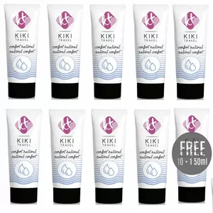 KIKÍ TRAVEL CONFORT DABISKAIS LUBRIKANTS 50 ML 10+1 BEZMAKSAS