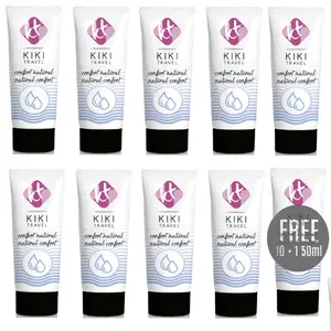 Личный лубрикант kikÍ travel Natural Lubricant KIKÍ TRAVEL 50 мл — водная формула дорожный формат