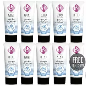 Cooling effect personal lubricant kikÍ travel 50 ml (bundle 10+1 free)
