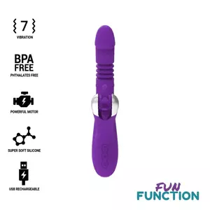 Vibrators Fun Function Silikona Rozā