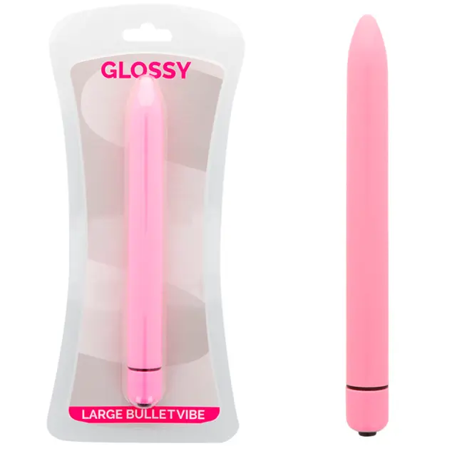 Vibrators GLOSSY silikona rozā, D-218353, 8425402157657