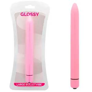 Vibrators GLOSSY silikona rozā
