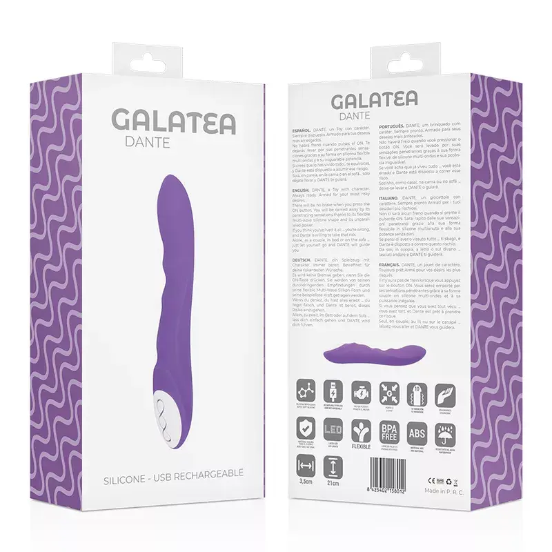 Вибратор GALATEA DANTE LILAC Photo 10