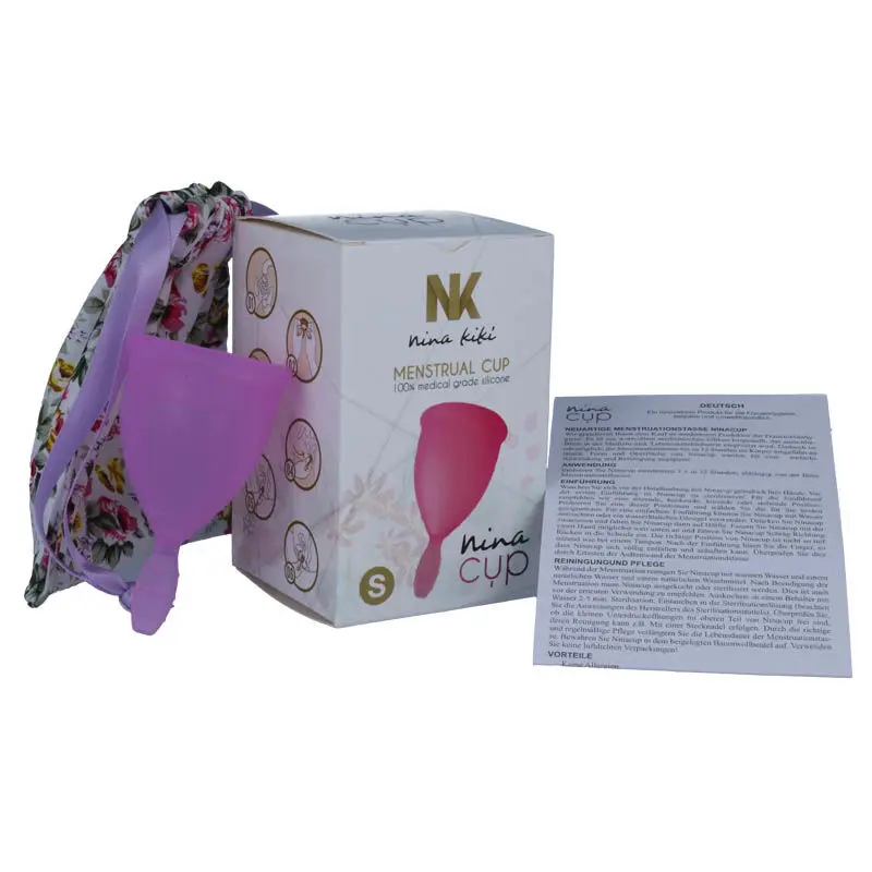 Menstruālā kauss Nina Kikí violets, izmērs